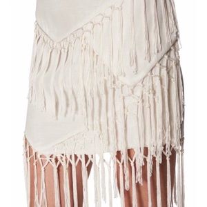 NWT Jetset Diaries Sahara Fringe Skirt